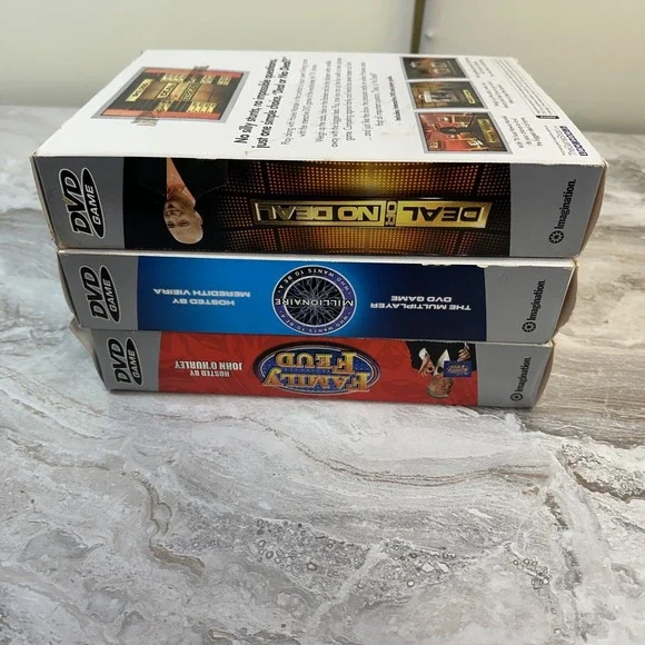 LOT 3 DVD GAME SHOWS WHO WANTS TO BE A MILLIONAIRE FAMILY FEUD DEAL OR NO DEAL - Picture 6 of 6